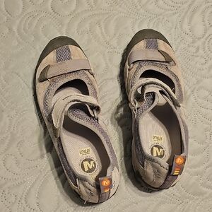 Merrell Women's Chameleon Arc Mary Jane Hiking Shoes In Gray